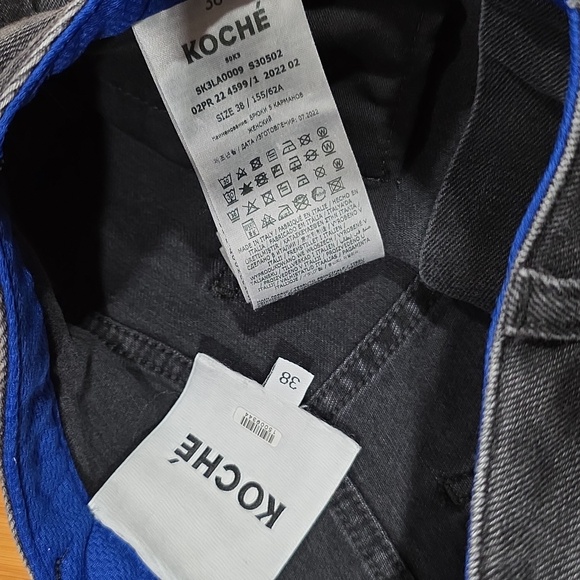 Koche Front Slit Flare Jeans - Picture 10 of 14